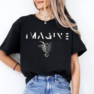 T-shirt Style Dégradé Imagine Dragons, T-shirt Imagine Dragons Hauts Tee