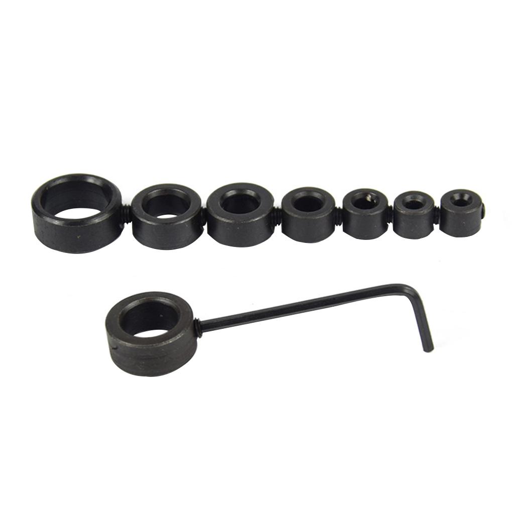 8 Stück/Satz 3-12mm Bohrerwerkzeuge Tiefenanschlagring Positionierungsabstandsmarkierer Holzbearbeitungswerkzeuge