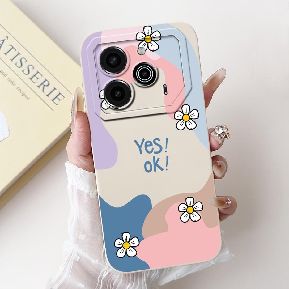 For Tecno Pova 6 Pro 5G Case LI9 Stylish Art Painted Cover Soft Silicone Phone Cases For Tecno Pova 6 Pro Pova6 5G Fundas Bumper
