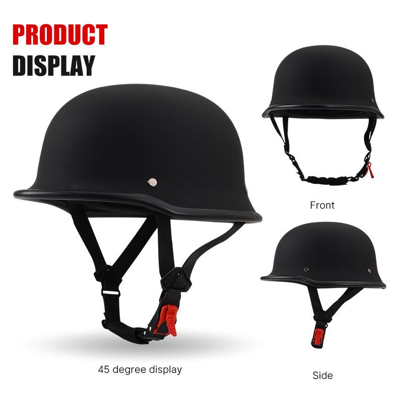 Classic German Vintage Motorcycle Helmet Moto Helmets Retro Casco Moto Helmet Half Face Men Women Casco Moto DOT ECE Approved