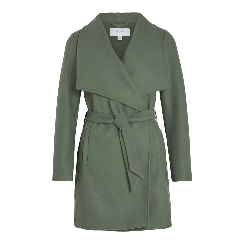 Vila Coat Cooley Collar Belt