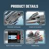 Non-Toxic Sembo J-35 Carrier Based Fighter Jet Assemblage Building Blocks Moc Military Series Aircraft Plane Model Bricks Children Toys Gifts