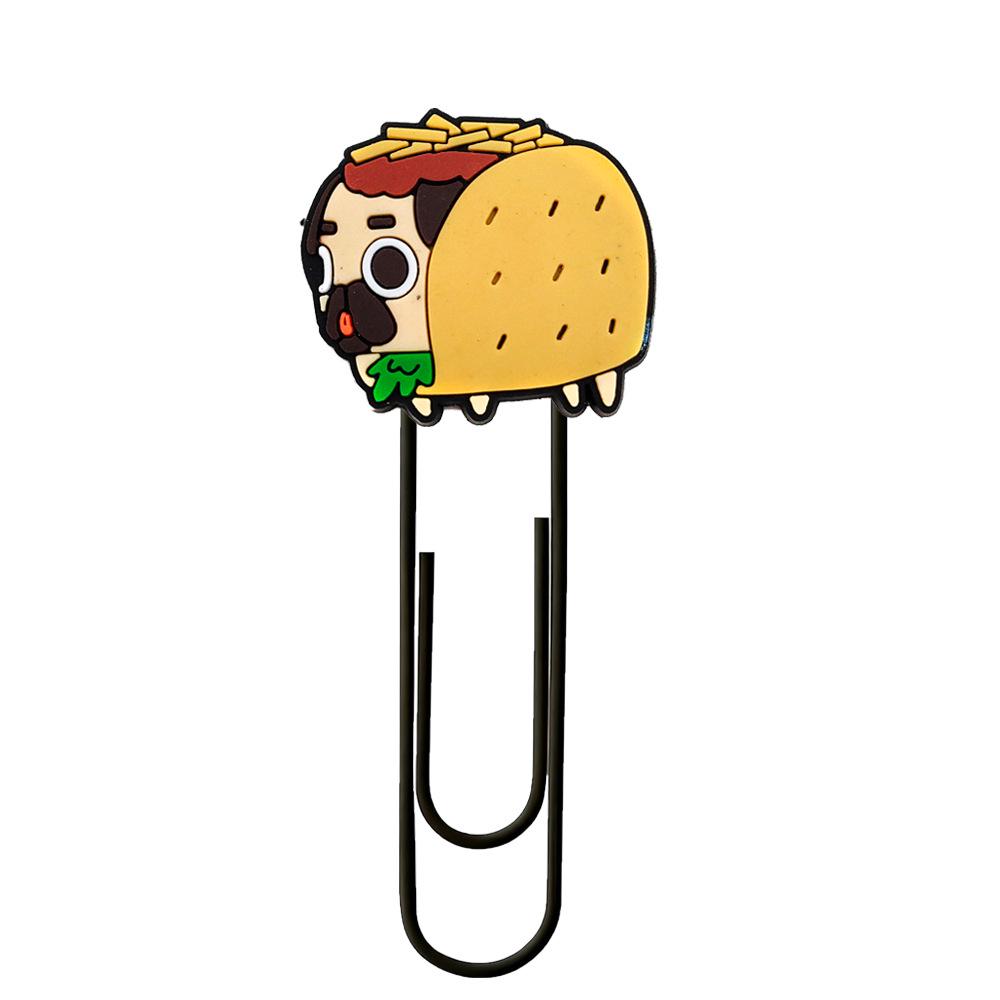 Small Animal Cartoon PVC Paper Clip Bookmark Spinner - Cute DIY Office Decoration