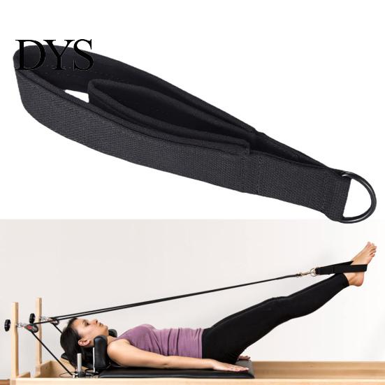 Yoga-Schlaufenbänder 1 Paar Solide D-Ringe Stark Genähte Griffe Strapazierfähiges Gurtband Pilates Doppeltes Fitnessgerät