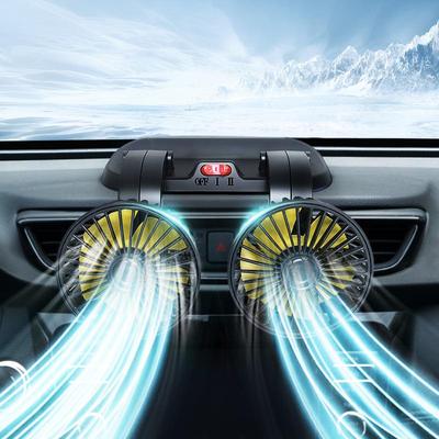 12V 24V Auto-Elektroventilator, zwei Geschwindigkeitsregelung, Kühler, automatische Luftkühlung, 360 Grad verstellbar