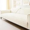 Solid Color Non-slip Sofa Cover Thicken Soft Plush Sofa Cushion Towel for Living Room Furniture Decor Slipcovers Couch Covers
