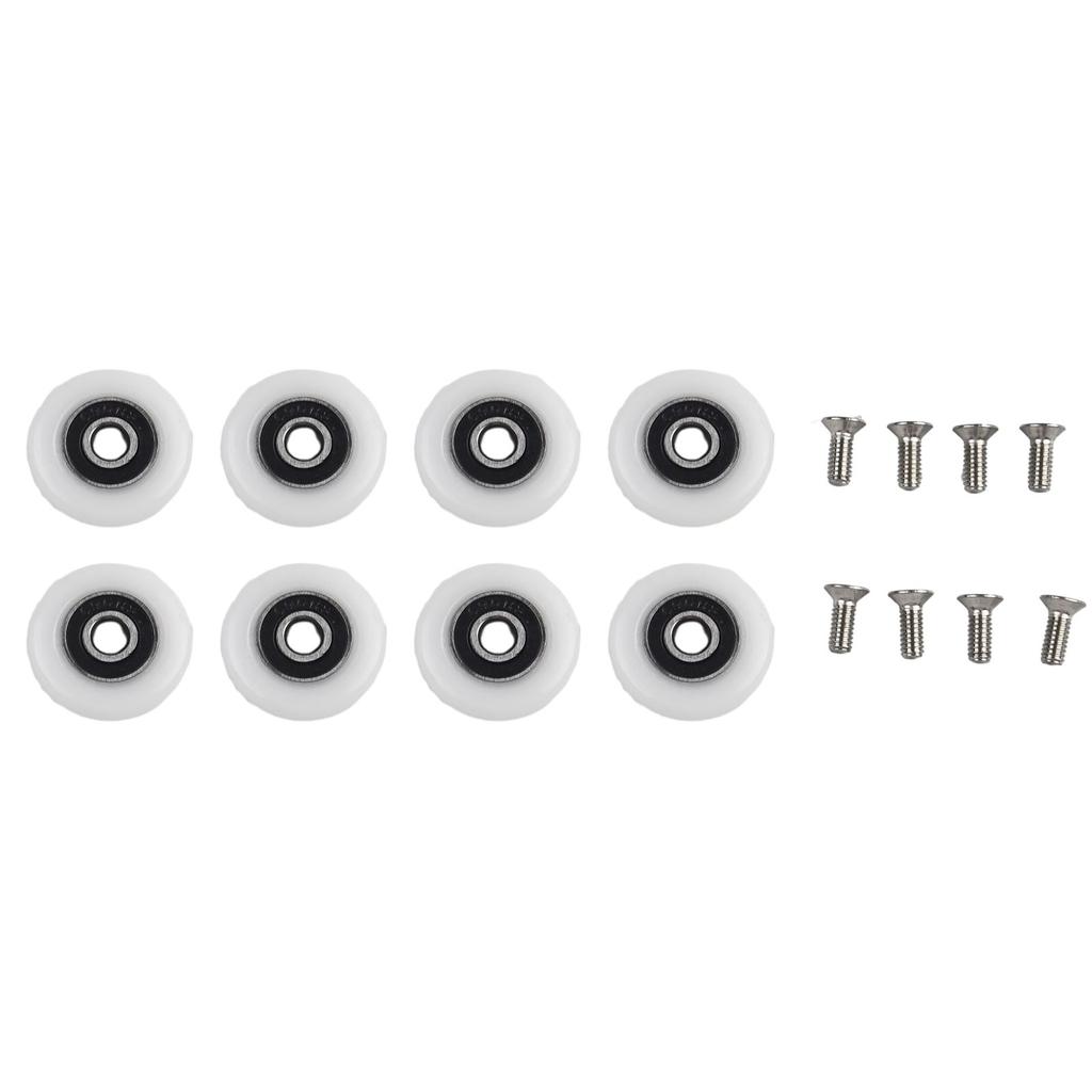 8 ks Kolečka pro sprchové dveře Náhradní kladka dveří 19/23/25mm Kolečko Posuvná kolečka Kování Koupelnová pojezdová kolečka S šrouby