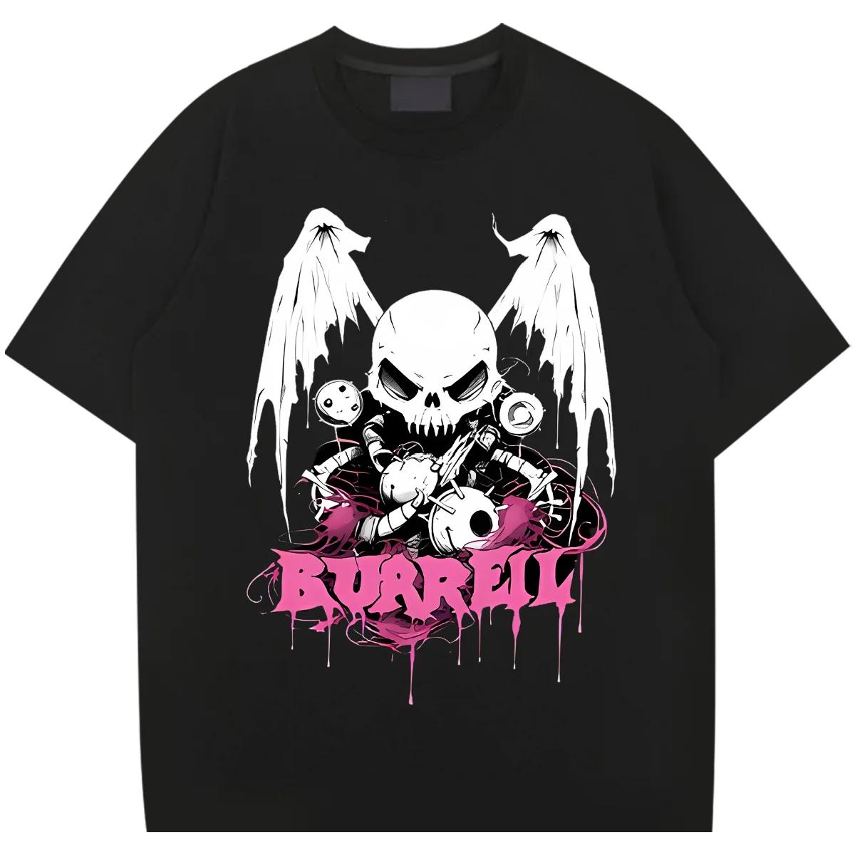 

Футболка свободного покроя с круглым вырезом, мужская классическая креативная футболка, новинка 2024 года, всесезонная одежда, горячая распродажа, удобные футболки XXL XXXXXL чёрный