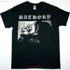 Bathory Band Black Metal T Shirt Fullsize S 5XL Vintage Washed Top For Everyday Wear Versatile Stylish Streetwear