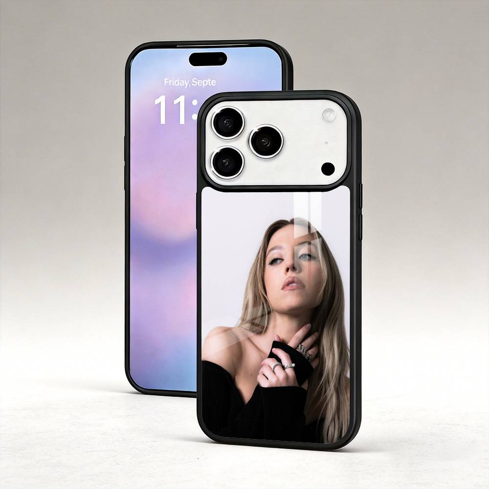 Schauspielerin S-Sydney Sweeney Handyhülle Für iPhone 17,16,15,14,13,12,Pro,Max Für Magsafe Magnetisches Kabelloses Laden