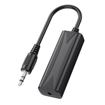 3,5-mm-Aux-Kabel, Audio-Rauschfilter, Lautsprecherleitung, 3,5-mm-Klinke, Stecker-zu-Buchse, Erdungsschleife, Geräuschisolator, Eliminierung für Auto-Stereo-Audiosystem, Heim-Stereoanlage
