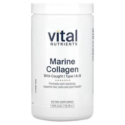 Natural Marine Collagen, Types I & III, 10.58 Oz (300 G)
