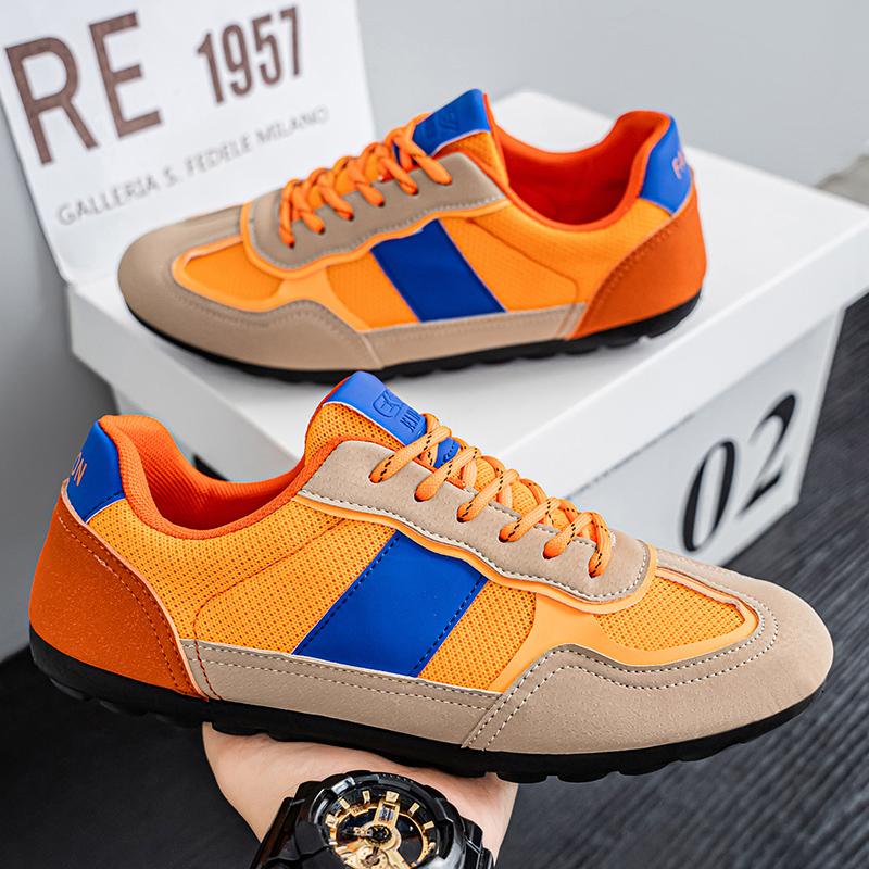 Men's casual sports shoes, fashionable lightweight running tennis shoes, spring and autumn large size