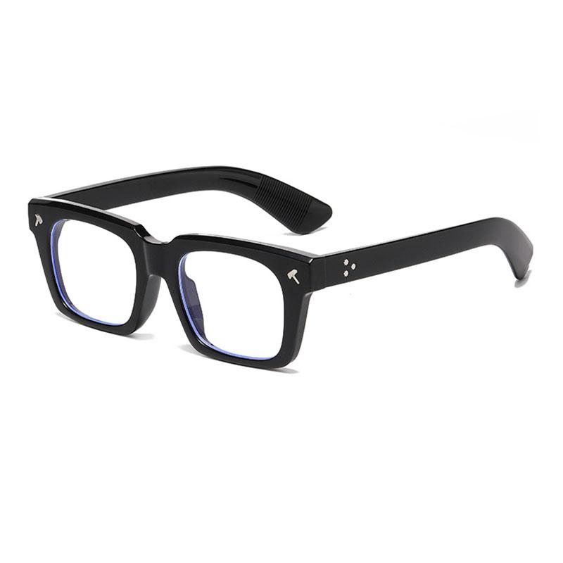 Classic Outdoor Driving Rivet Square Sunglasses Women For Men Popular Luxury Brand Designer Vintage Sun Glasses Punk Eyeglasses