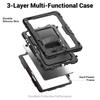 Hybrid Armor Stand Case for Samsung Galaxy Tab S11 2025 11.0 Inch SM-X730 SM-X736 SM-X736B with Screen Protector Rotating Cover