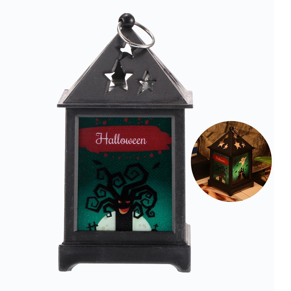 Party Lamp Halloween Lantern LED Light Festival Accessories Battery-operation Exquisite Compact Size Hangeable Holiday Supplies
