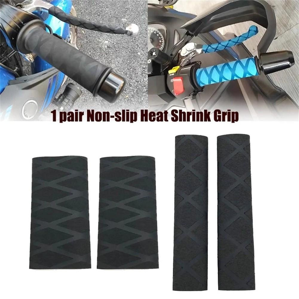 Green Handlebar Cover Heat Shrink Motorcycle Grip Rubber