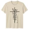 He Is Risen TShirt Botanical Flower Christian Faith Easter Gift For Him And Her