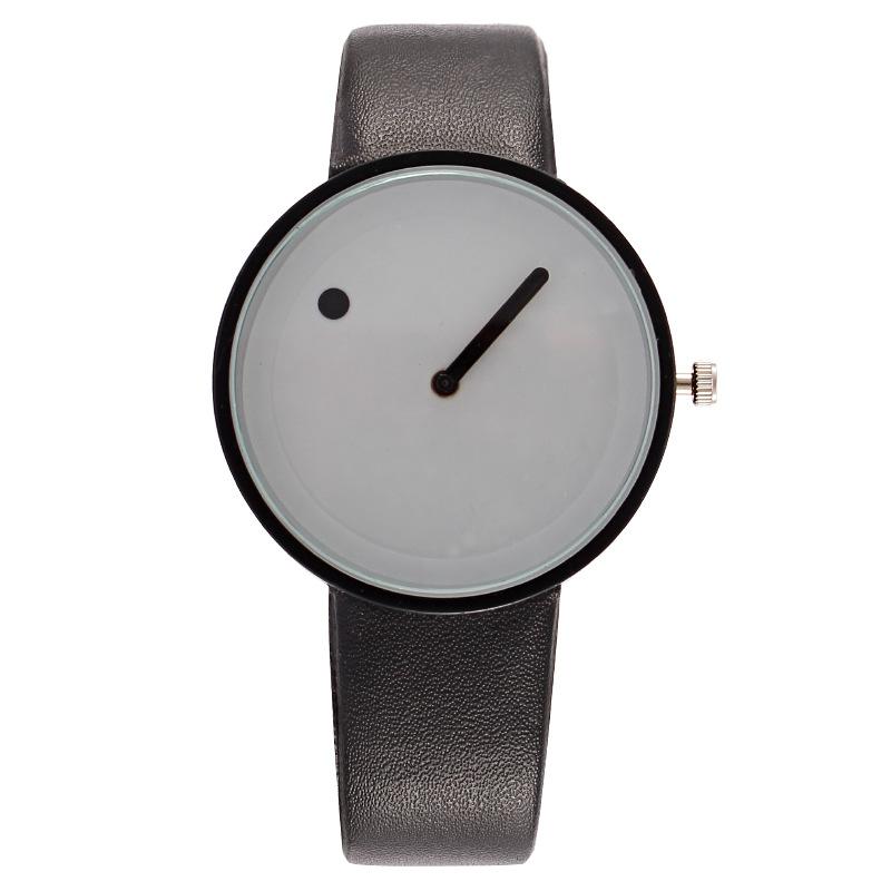 

Мужские часы JYL Модные с тремя циферблатами, календарем, кожаным ремешком white plate black belt ceil