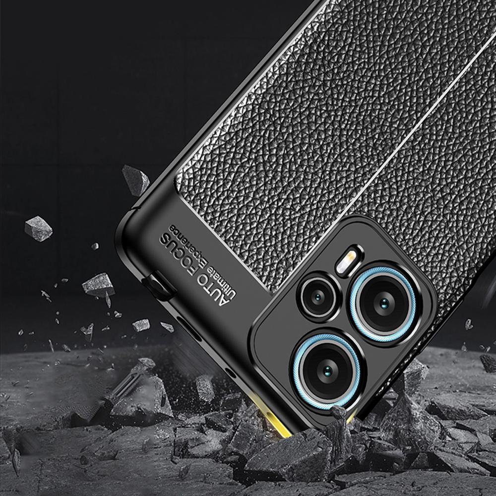 Pro Xiaomi Redmi Note 12 Turbo/Poco F5 5G Flexibilní TPU Kryt na telefon Textura liči Ochranné pouzdro na telefon