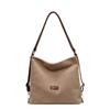 Fashion retro large-capacity bag women's autumn and winter new double shoulder shoulder bag casual commuter multi-functional bag
