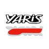 4/10pcs Car Audio Decorate 3D Aluminum Badge Emblem Sticker For Toyota Yaris 2004 2008 2018 Accessories Car-Styling