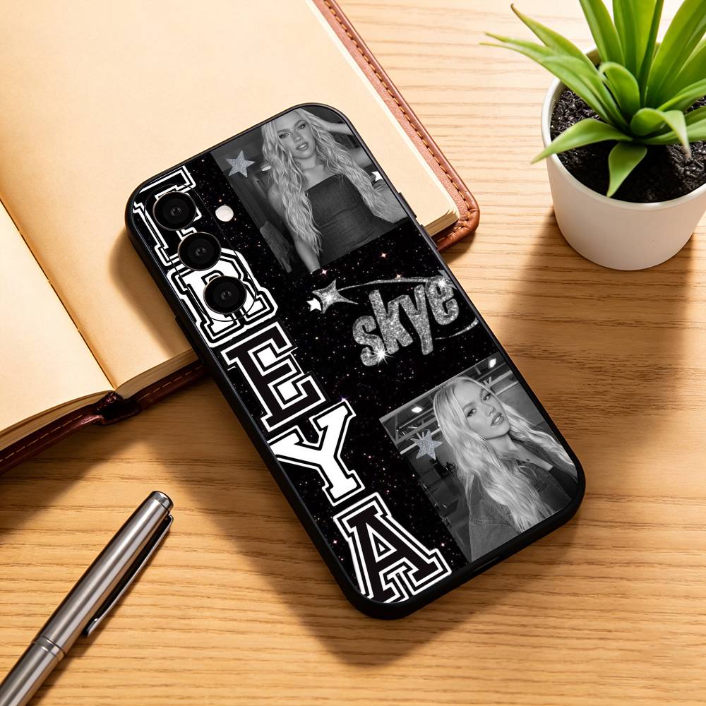 F-Freya Skye S-Singer Phone Case Black Silicone Soft For Samsung Galaxy A73,A72,A71,A70,A53,A52,A51