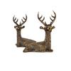 Pure Brass Deer Pair Statue, Dhokra Metal Art, Decorative Showpiece, Bronze
