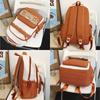 New Korean Style Travel Backpack Large Capacity Waterproof Student School Bag Multi-pockets Laptop Backpack Daily Use