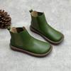 Fashion GKTINOO 2025 Autumn Winter New Genuine Leather Round Toe Chelsea Boots Casual Anti-slip Soft Sole Warm Women's Flat Boots