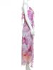 Ladies' Summer Camisole Dress Women Irregular Tassel Print Dress Casual Fashionable Long Skirt