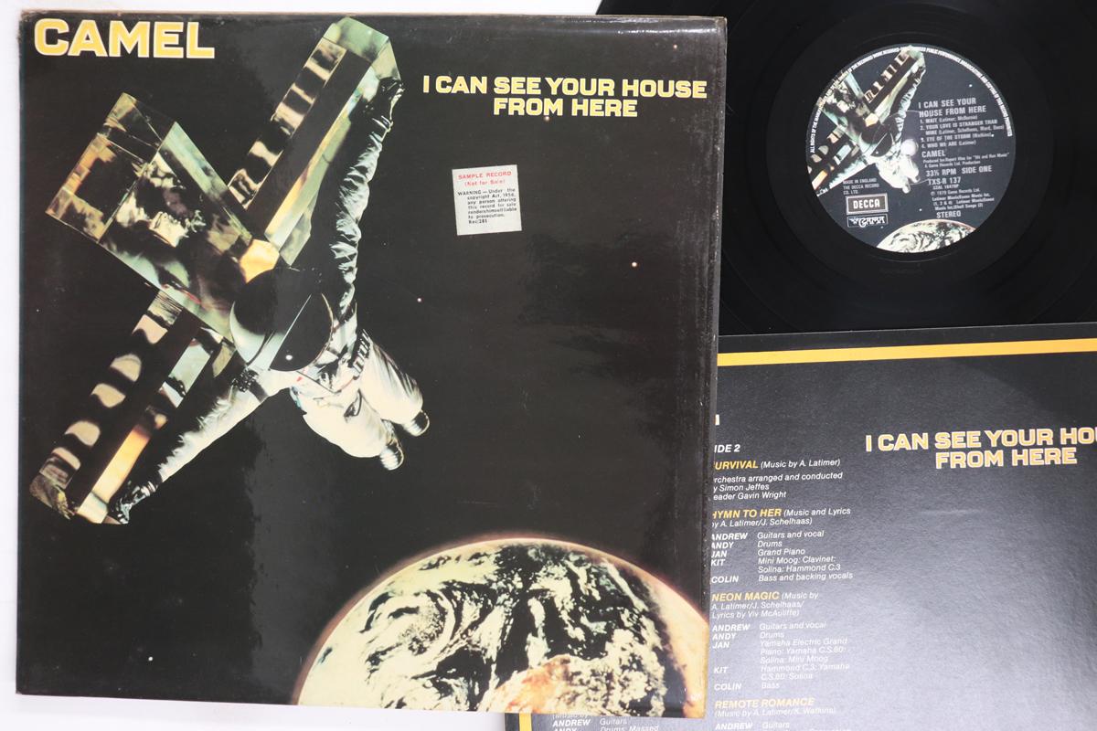 

LP Record CAMEL I Can See Your House From Here TXSR137 DECCA 1979 UK Rock Used