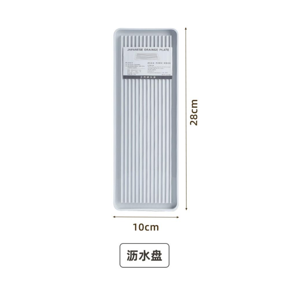 Odnímatelný odtokový čajový podnos Dvouvrstý držák na příbory Nový odkapávač na hrnky na vodu Domácnost