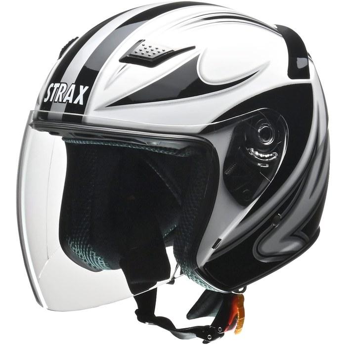 LEAD STRAX Jet Helmet White LL SJ-9 - LL Size (24-24.4 inches)