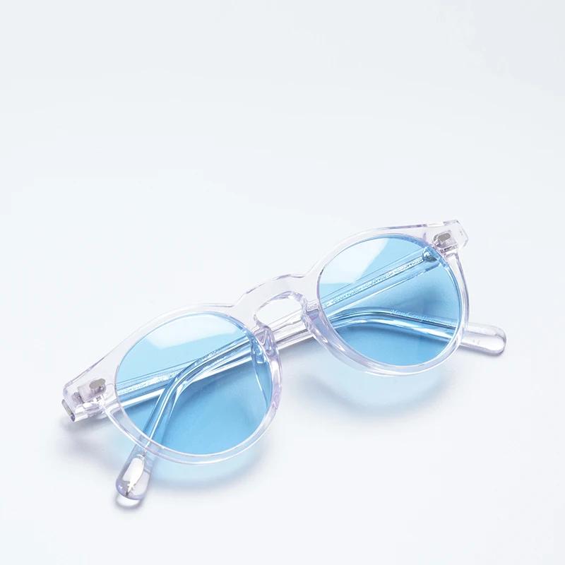 

Oliver Gregory Peck Sunglasses Women Acetate Retro Round Polarized Vintage Driving Glasses Shades for Women Designer Sunglasses Size 47