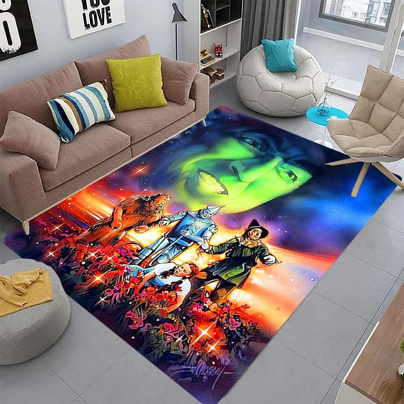 Fantasy Adventure Journey carpet printing Suitable for all seasons Doormat Christmas gifts Dormitory decoration