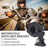 Motorcycle Auxiliary Light Mount Bracket Aluminum Alloy Spotlight Expansion Bracket Motorcycle Accessories With Coating Surfaces