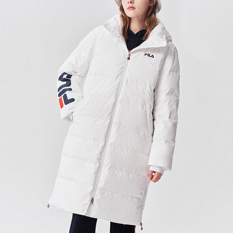 New FILA Down Jacket Unisex Standard White F51U048901F-WT
