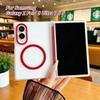 Luxuriöse matt-transparente magnetische Handyhülle für Samsung Galaxy Z Fold 8 Ultra 8 7 6 5 für Magsafe Scharnierschutz PC-Abdeckung