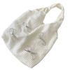 1 High-value Polka Dot Bow Gentle Shoulder Armpit Bag Lazy Wind Handbag Large-capacity Vest Bag