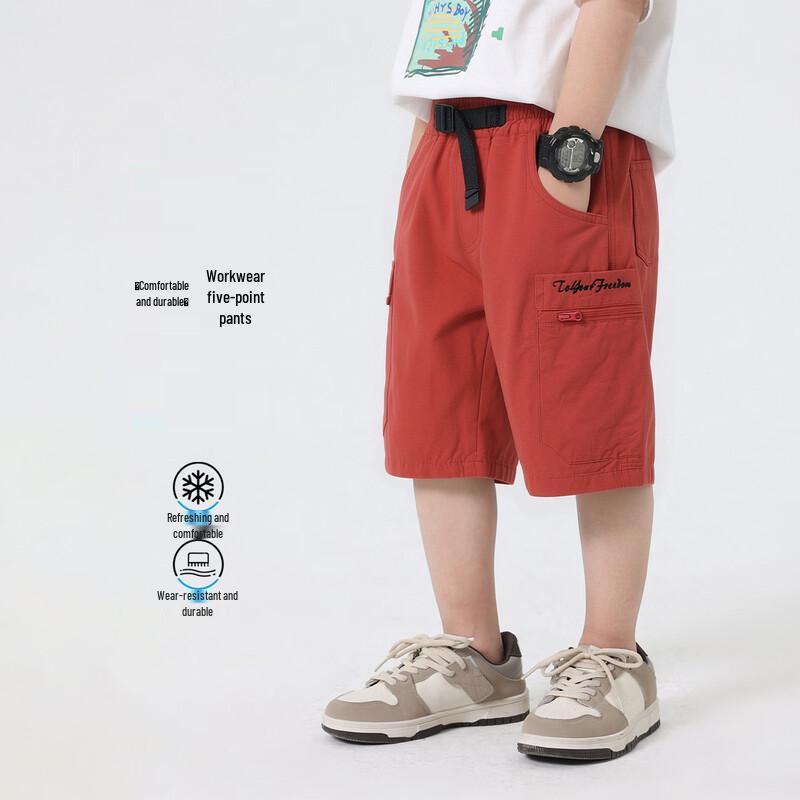 Boys Summer Cotton Blend Cargo Shorts 150