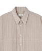 NOISE Fennel Linen Stripe Shirt - Camel Brown