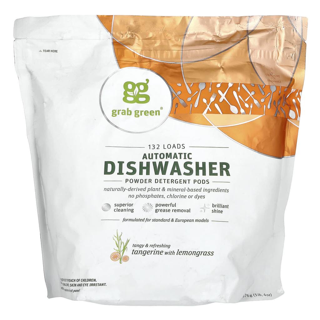 Automatic Dishwasher Detergent, Tangerine with Lemongrass, 132 Count, 5 lbs, 4 oz (2376G)