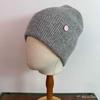 Wool knitted hat women's autumn and winter thickened warm ear protector cold hat vertical flanged headgear outdoor windproof wool hat
