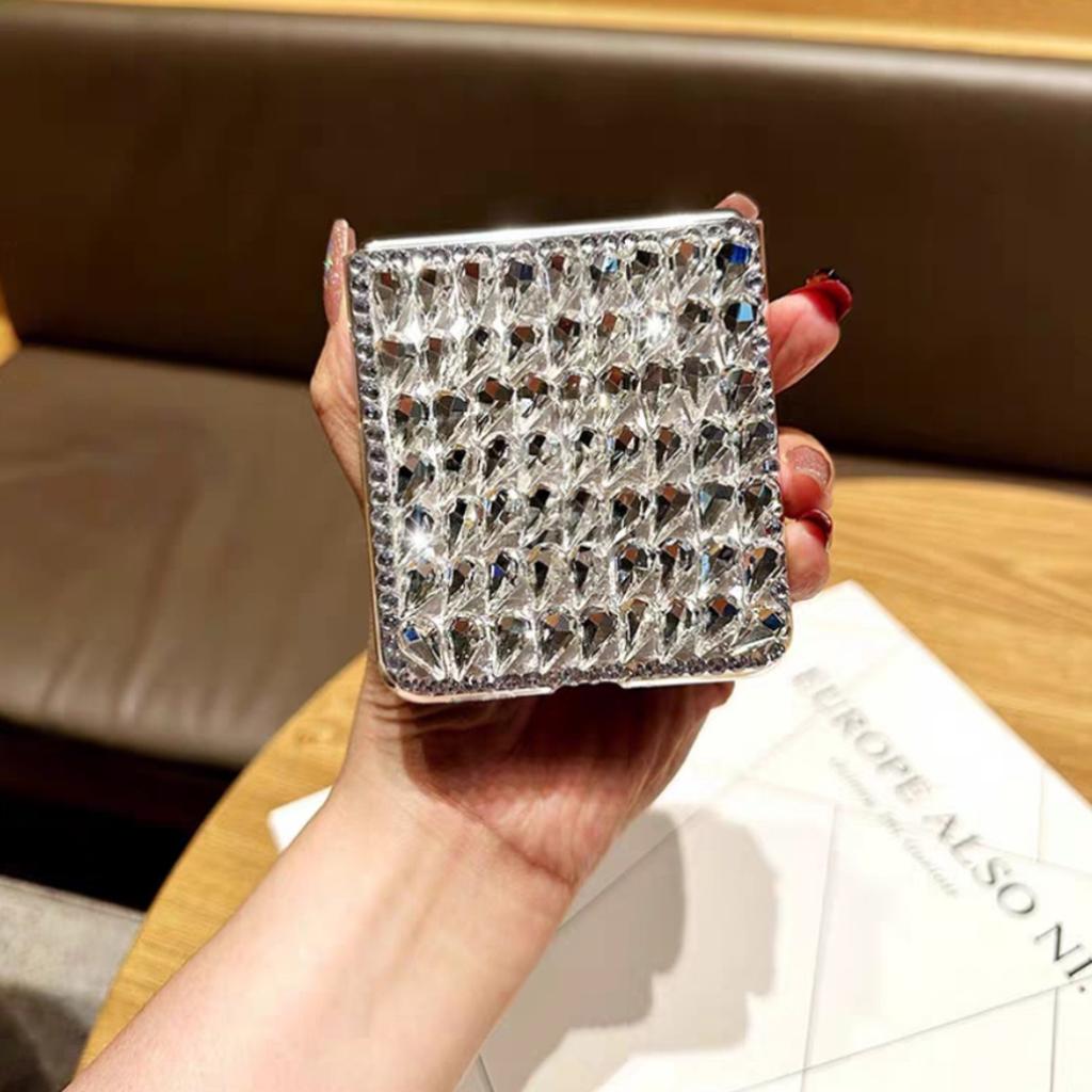 Luxury Full Screen Rhinestone Folding Phone Case For Samsung Diamond-encrusted Personality Phone Case