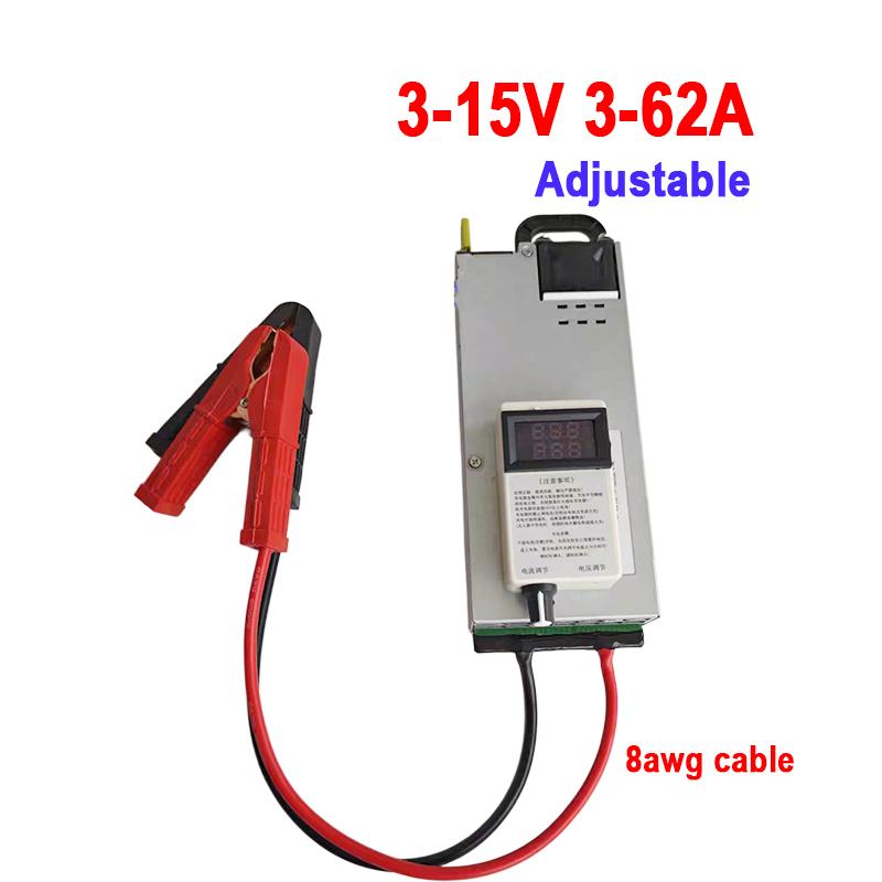 14.6V 62A 3-15V 3-120A 60A 100A Adjustable Charger 12.8V 120A 80A 50A 3.65V 30A For 18650 LTO Lithium 4S Lifepo4 Battery XT90 US