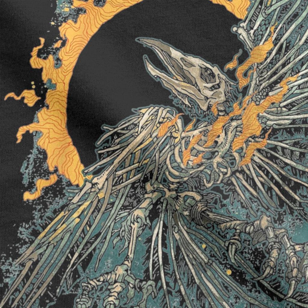 Camiseta Única Lamb Of God para Homens Gola Redonda Camisetas de Algodão Puro Manga Curta Camiseta Roupas Estampadas Gráficas