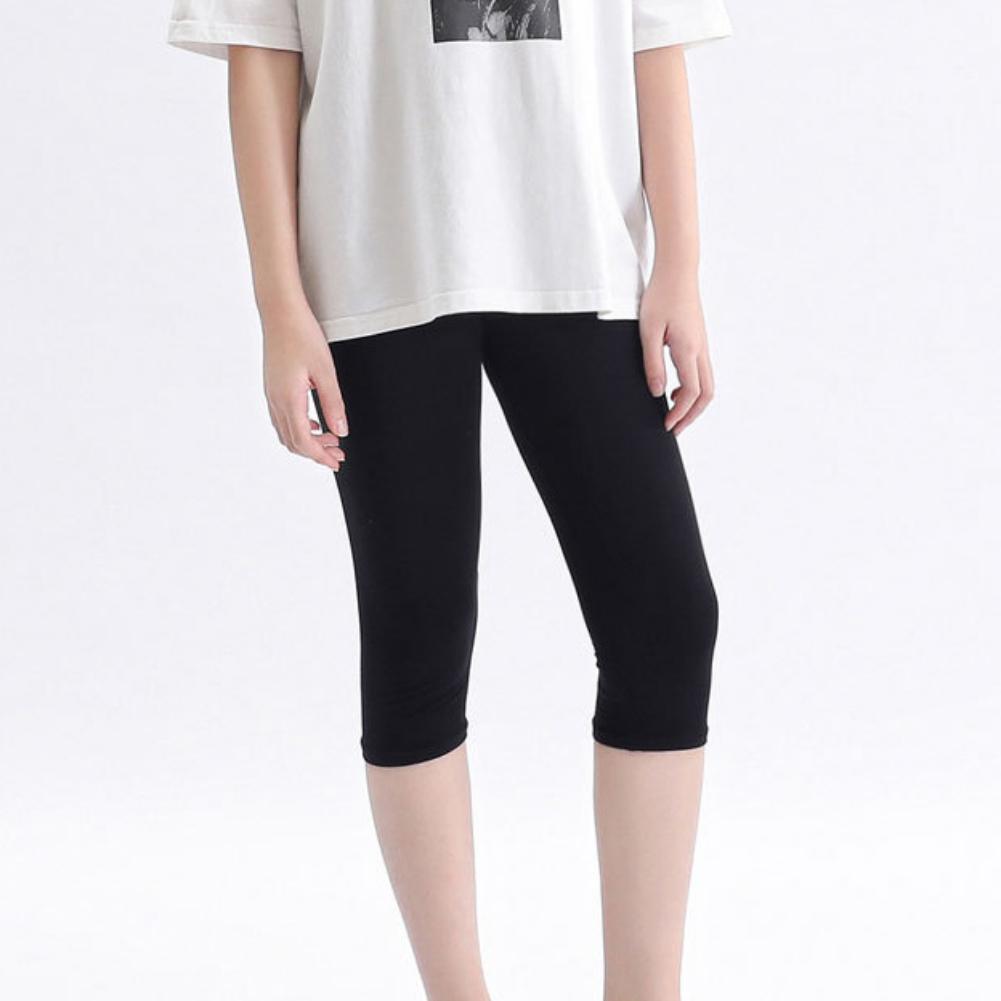 Dziecięce spodenki ochronne dla dziewczynek, elastyczne, w jednolitym kolorze