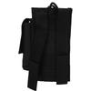 Molle Radio Pouch Mini Radio Holder Bag Waterproof Walkie Talkie Holster with Side PocketsBlack