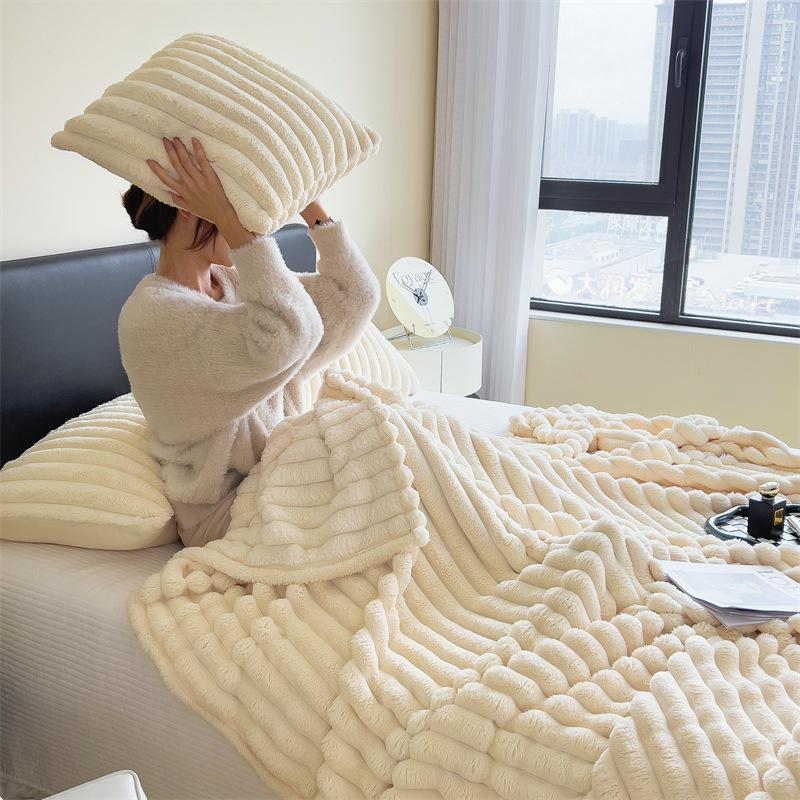 Blankets Bed Sheets Single Person Coral Fleece Air Conditioning Nap Covers Sofas Nap Times